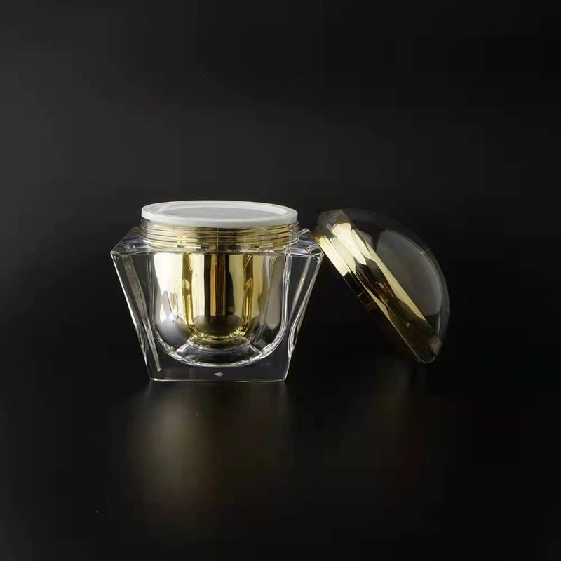 200g 250g Cream Acrylic Jar Plastic Container Cosmetic PMMA Bottle