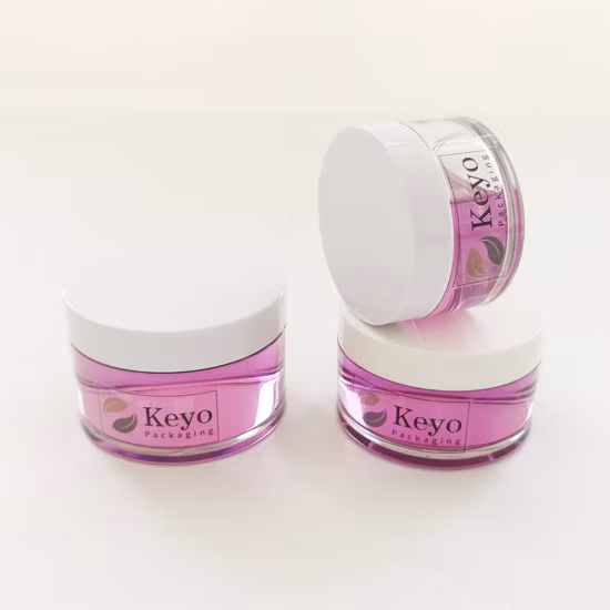 Échantillon gratuit 30 ml 50 ml 100 ml 150 ml 200 ml 250 ml 300 ml crème en plastique pour animaux de compagnie beurre corporel pot de crème capillaire avec couvercle blanc