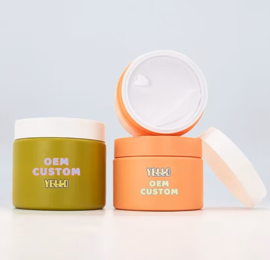 Vente en gros 30g 50g 100g 250g 450g pot de crème d'emballage cosmétique de soins de la peau en plastique pour animaux de compagnie
